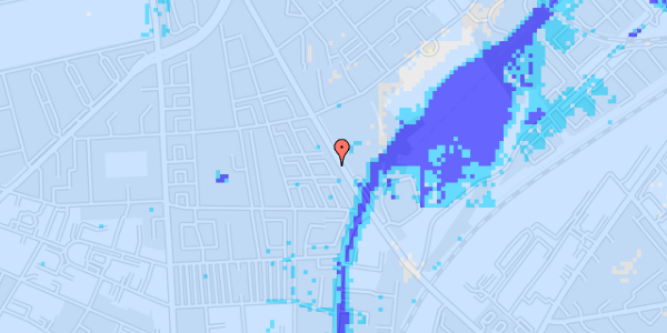 Ekstrem regn på Tagensvej 171, st. th