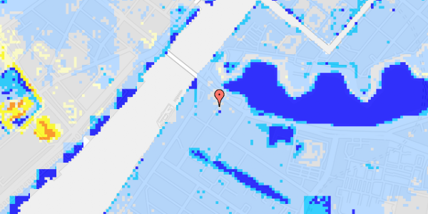 Ekstrem regn på Thorshavnsgade 4, 2. th