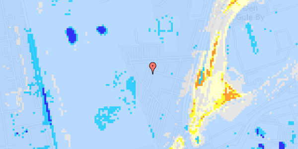 Ekstrem regn på Tranehavegård 9, 2. th