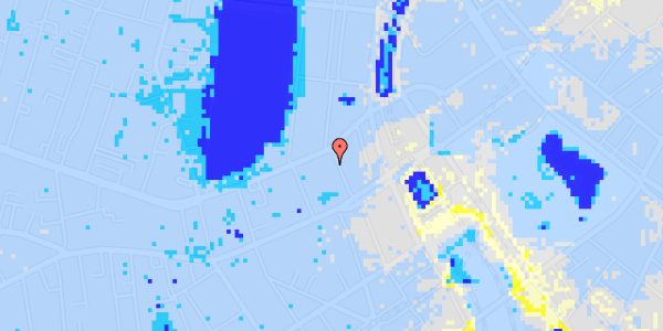 Ekstrem regn på Trommesalen 7, 2. th