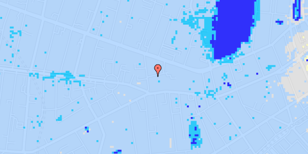 Ekstrem regn på Tullinsgade 25, 1. th