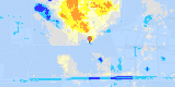 Ekstrem regn på Valby Langgade 11, st. 5