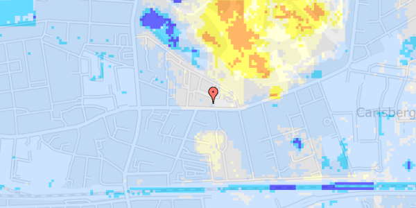 Ekstrem regn på Valby Langgade 16, st. 104