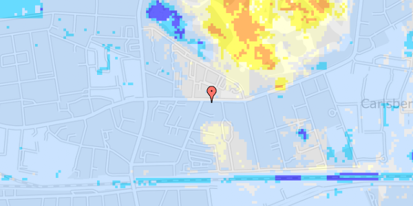 Ekstrem regn på Valby Langgade 21B, st. 3