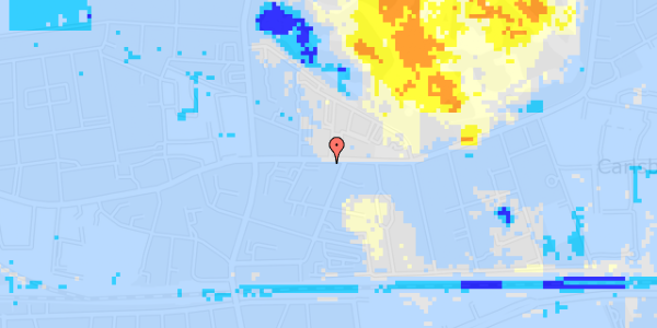 Ekstrem regn på Valby Langgade 25, st. 2