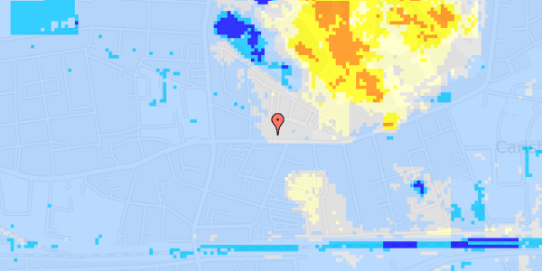 Ekstrem regn på Valby Langgade 28, st. th