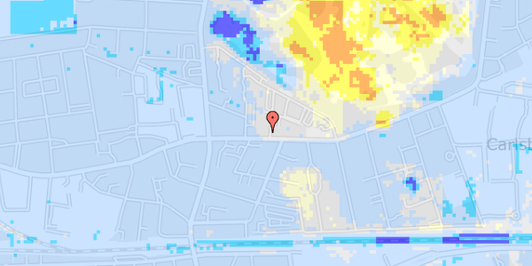 Ekstrem regn på Valby Langgade 28, 3. th