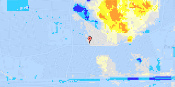 Ekstrem regn på Valby Langgade 30A, st. 3