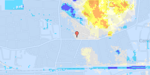 Ekstrem regn på Valby Langgade 30, 2. tv