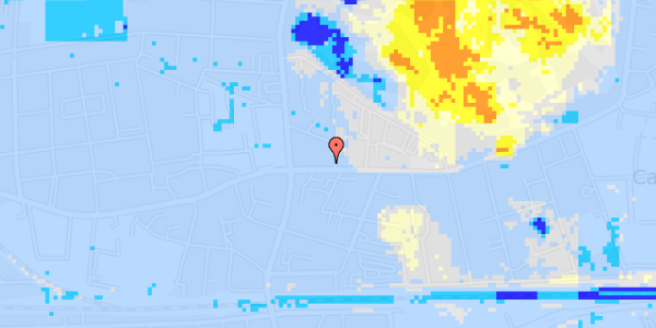 Ekstrem regn på Valby Langgade 32, st. 1