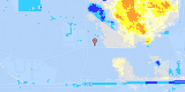 Ekstrem regn på Valby Langgade 36, st. 1