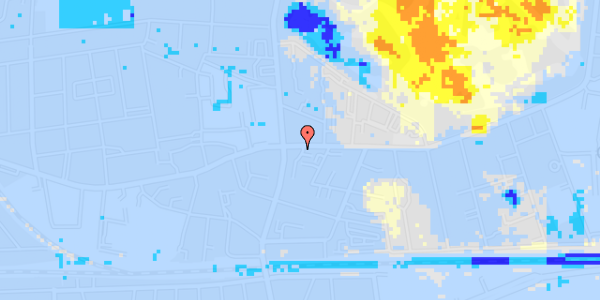 Ekstrem regn på Valby Langgade 41, 1. 