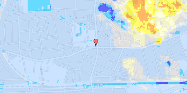 Ekstrem regn på Valby Langgade 44B, 2. th