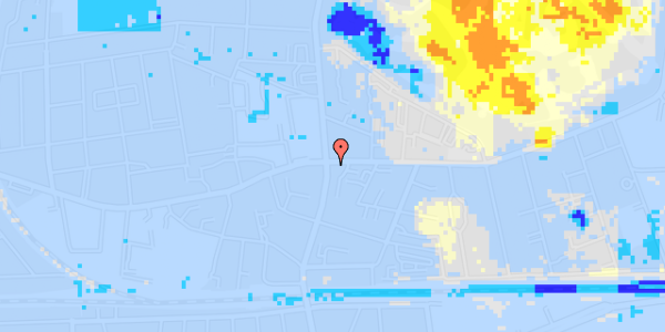 Ekstrem regn på Valby Langgade 47, st. 