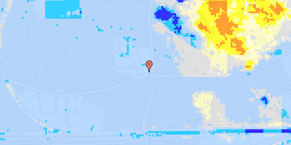 Ekstrem regn på Valby Langgade 48, 2. 2