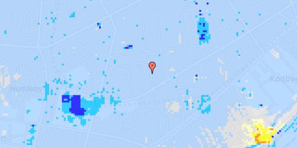 Ekstrem regn på Valdemarsgade 26, 5. th