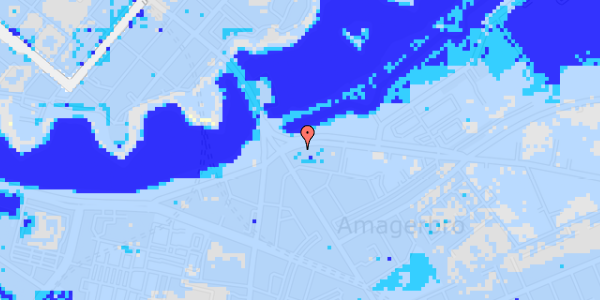 Ekstrem regn på Vermlandsgade 2, 1. th