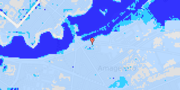 Ekstrem regn på Vermlandsgade 6, 1. tv