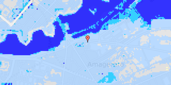 Ekstrem regn på Vermlandsgade 12, 1. th