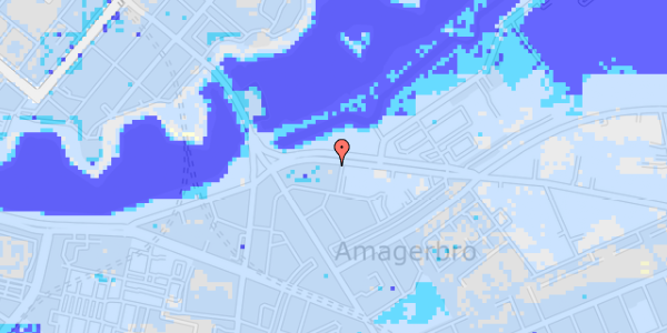 Ekstrem regn på Vermlandsgade 14, 1. 1