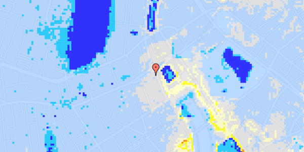 Ekstrem regn på Vesterbrogade 9A