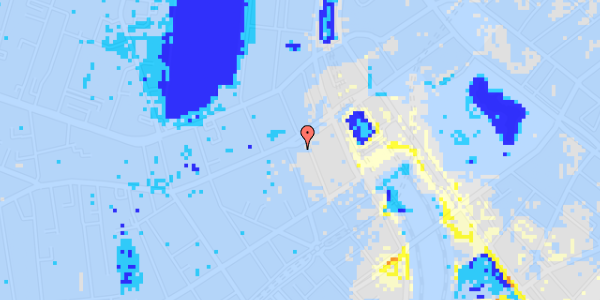 Ekstrem regn på Vesterbrogade 11B, st. 