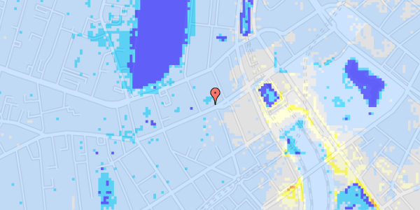 Ekstrem regn på Vesterbrogade 12, 2. th