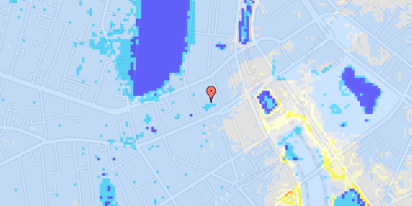 Ekstrem regn på Vesterbrogade 14, 2. th