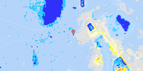 Ekstrem regn på Vesterbrogade 15A, 2. th