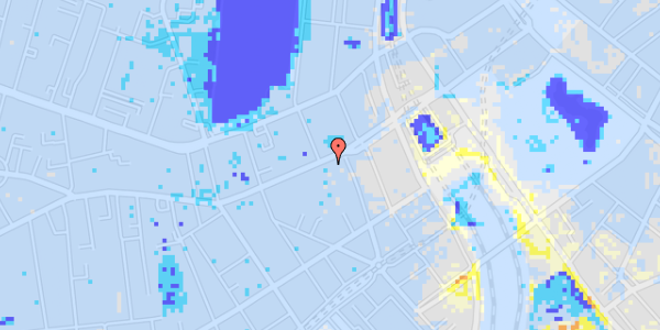 Ekstrem regn på Vesterbrogade 17, 3. th