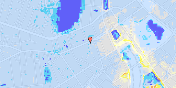 Ekstrem regn på Vesterbrogade 19, 1. th