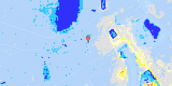 Ekstrem regn på Vesterbrogade 19, 3. th