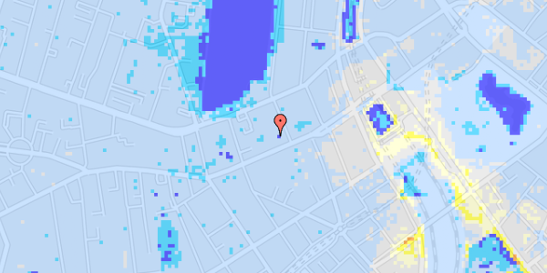 Ekstrem regn på Vesterbrogade 20A, 1. th