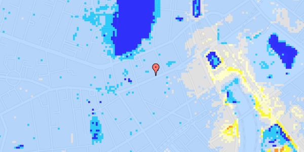 Ekstrem regn på Vesterbrogade 22, 5. th