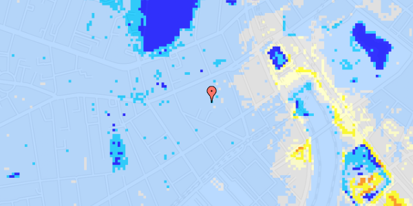 Ekstrem regn på Vesterbrogade 29C, 1. th