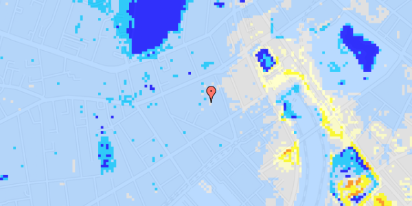 Ekstrem regn på Vesterbrogade 29F, 1. tv