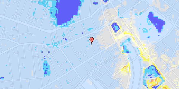 Ekstrem regn på Vesterbrogade 29H, 1. th