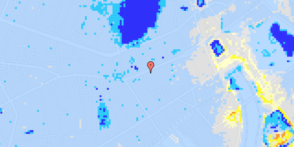 Ekstrem regn på Vesterbrogade 37, 3. tv