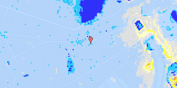 Ekstrem regn på Vesterbrogade 41E, st. 