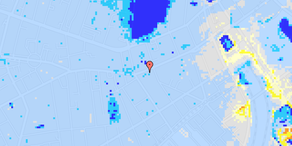 Ekstrem regn på Vesterbrogade 41, st. th