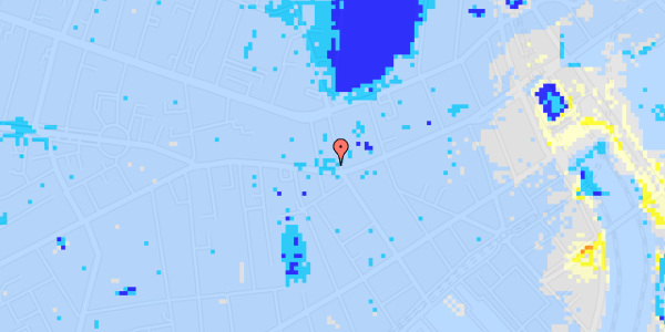 Ekstrem regn på Vesterbrogade 46, 2. th