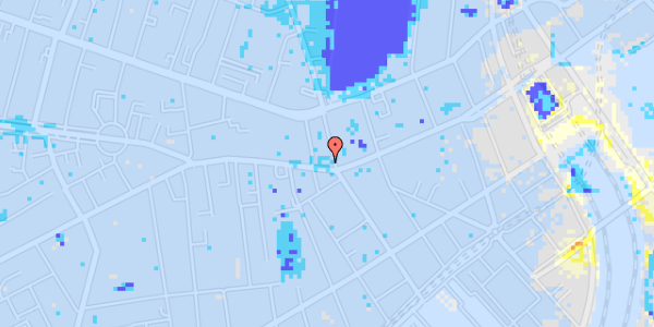 Ekstrem regn på Vesterbrogade 46, 3. th