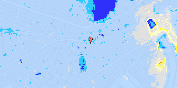 Ekstrem regn på Vesterbrogade 55B, 2. th