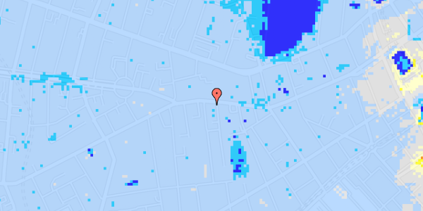 Ekstrem regn på Vesterbrogade 63, st. th