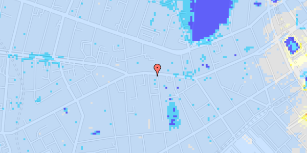 Ekstrem regn på Vesterbrogade 63, 4. th