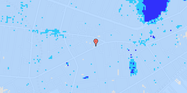 Ekstrem regn på Vesterbrogade 92, 3. tv