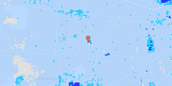 Ekstrem regn på Vesterbrogade 113, 1. th