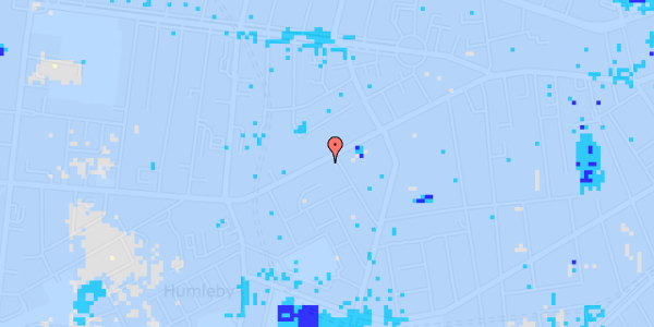 Ekstrem regn på Vesterbrogade 115, 3. th