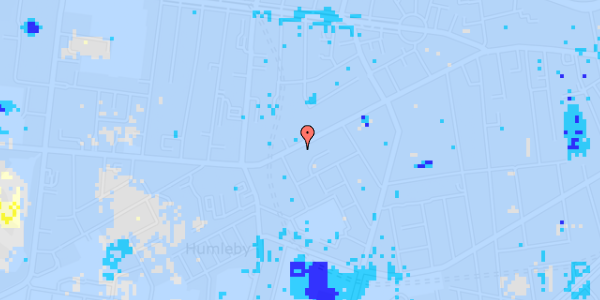 Ekstrem regn på Vesterbrogade 127, 1. th