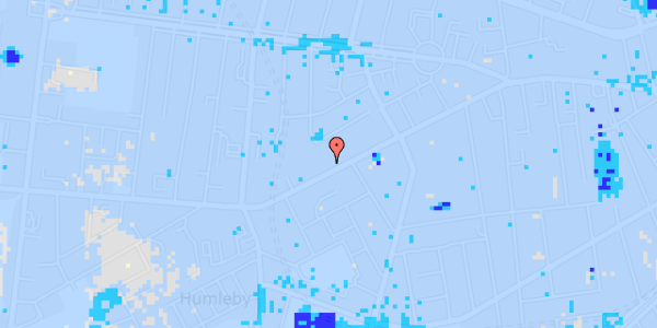 Ekstrem regn på Vesterbrogade 128B, 2. tv